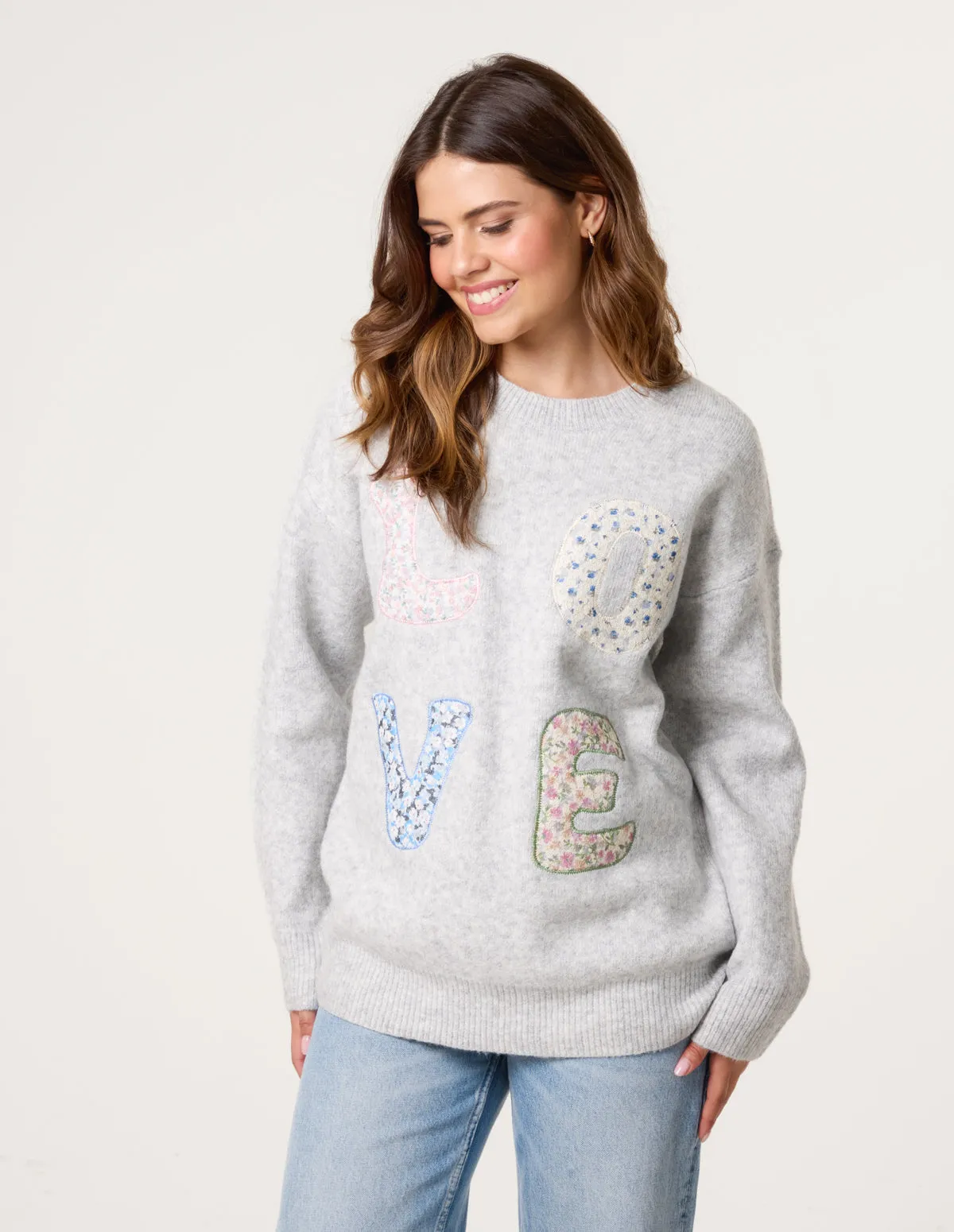 Embroidered Love Design Jumper sold by Blue Vanilla product image thumbnail 3