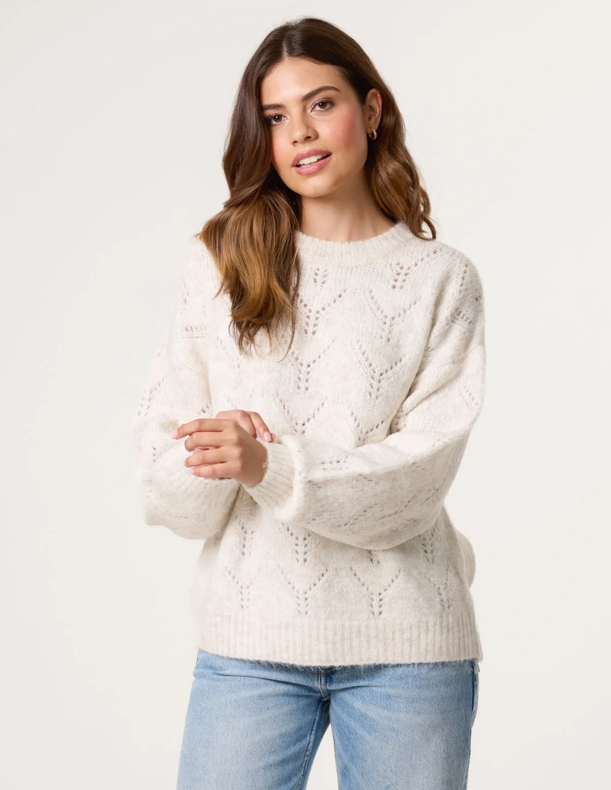 Stitch Detail Jumper sold by Blue Vanilla