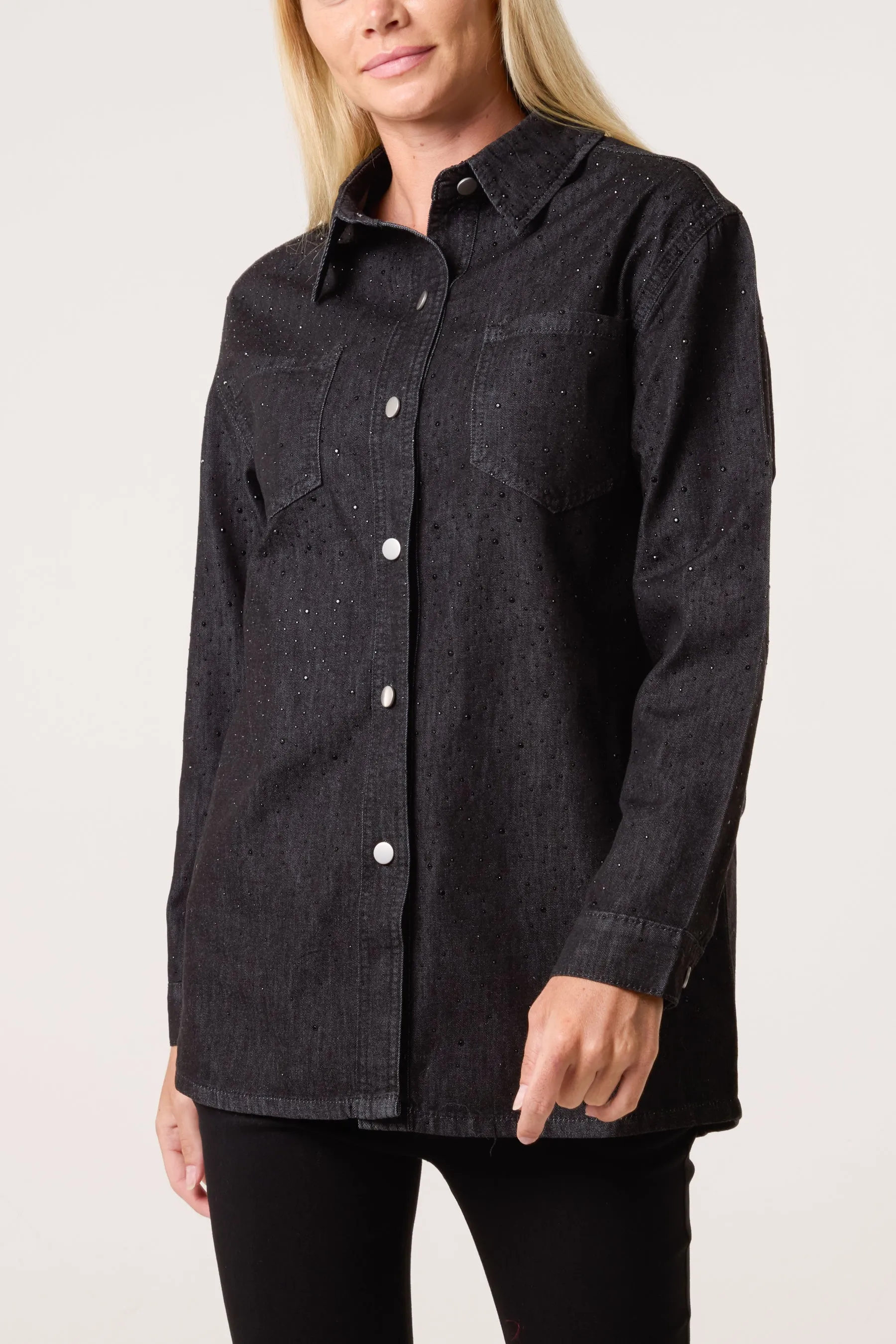 Long Sleeved Denim Shirt sold by Blue Vanilla