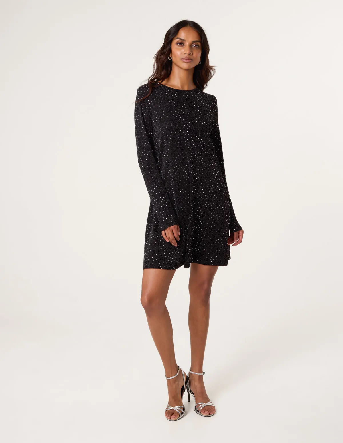 Lurex Diamante Swing Dress sold by Blue Vanilla product image thumbnail 2