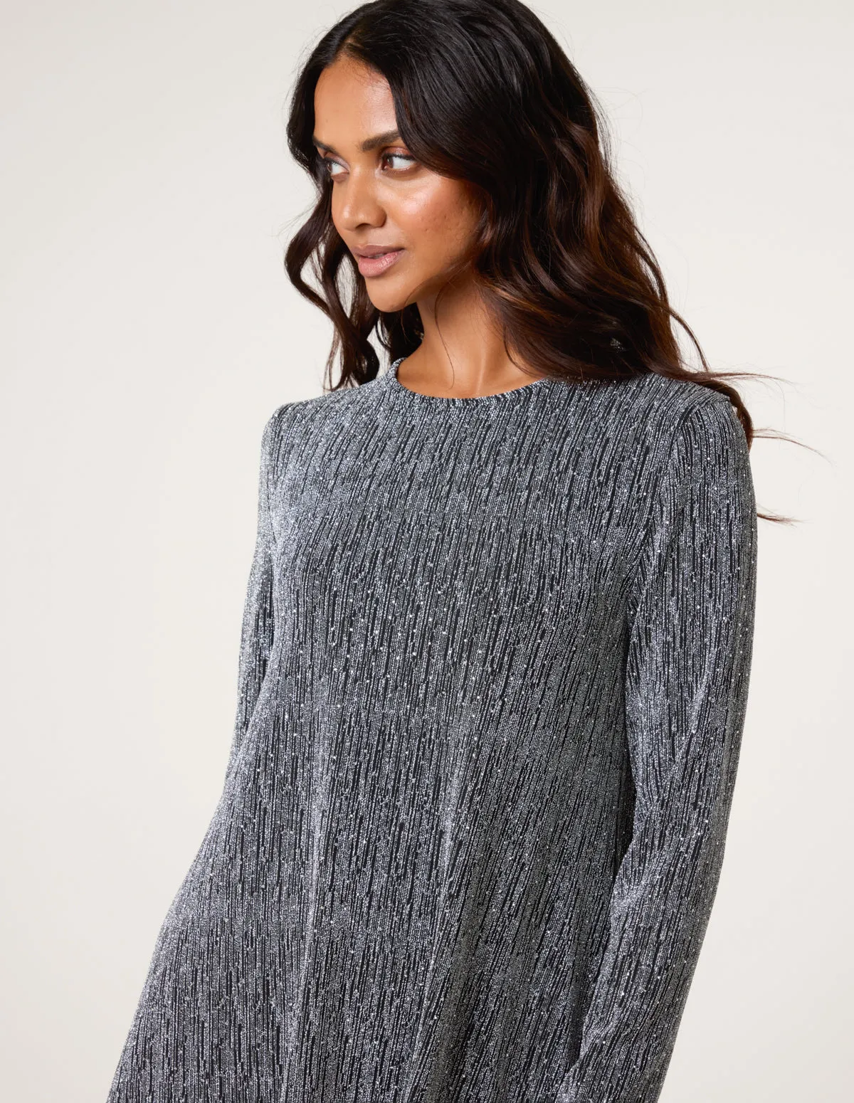 Lurex Diamante Swing Dress sold by Blue Vanilla product image thumbnail 4