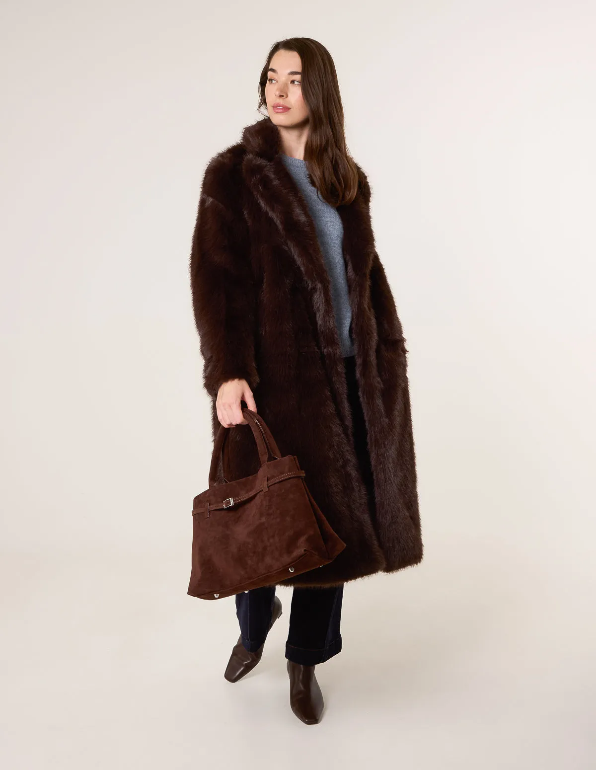 Long Fluffy Coat sold by Blue Vanilla