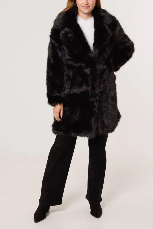 Faux Fur Long Coat sold by Blue Vanilla