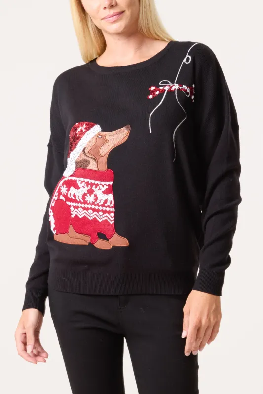 Christmas Dog Jumper sold by Blue Vanilla