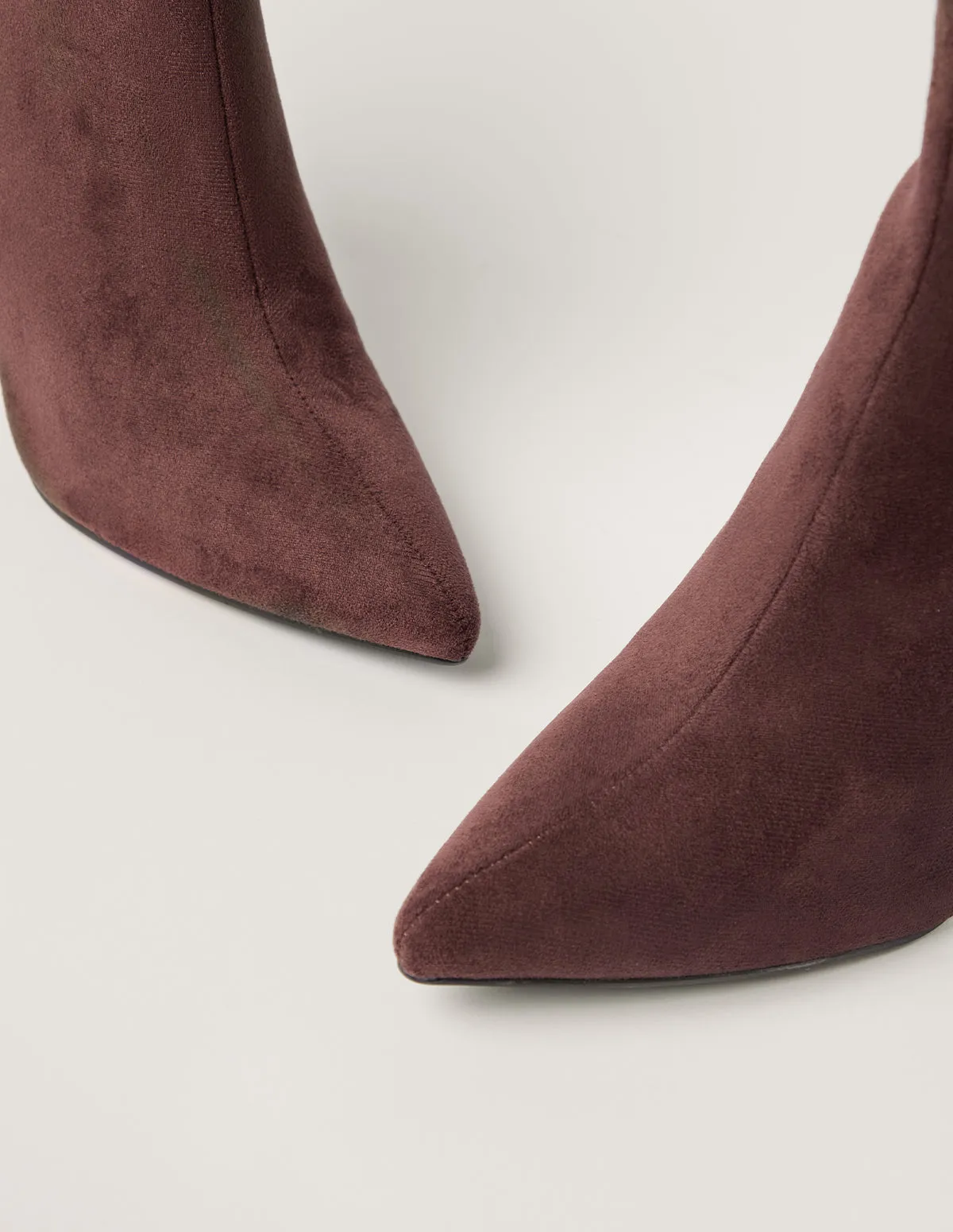 Suede Heeled Boot sold by Blue Vanilla product image thumbnail 4