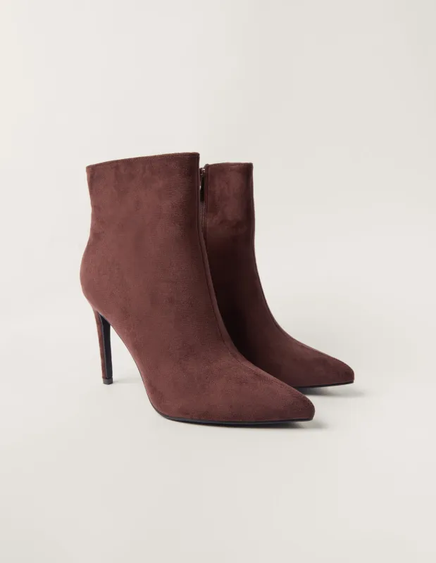 Suede Heeled Boot sold by Blue Vanilla