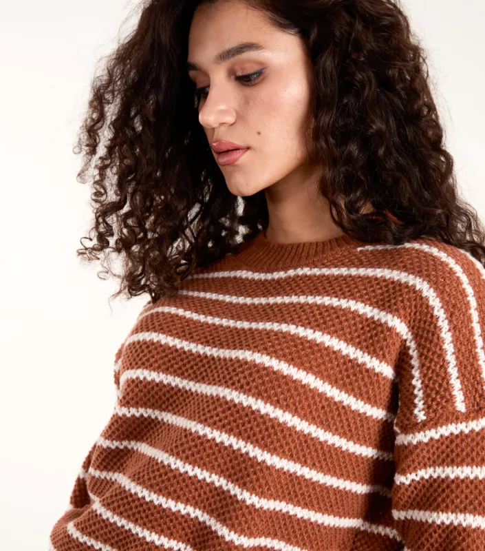Textured Stripe Jumper sold by Blue Vanilla