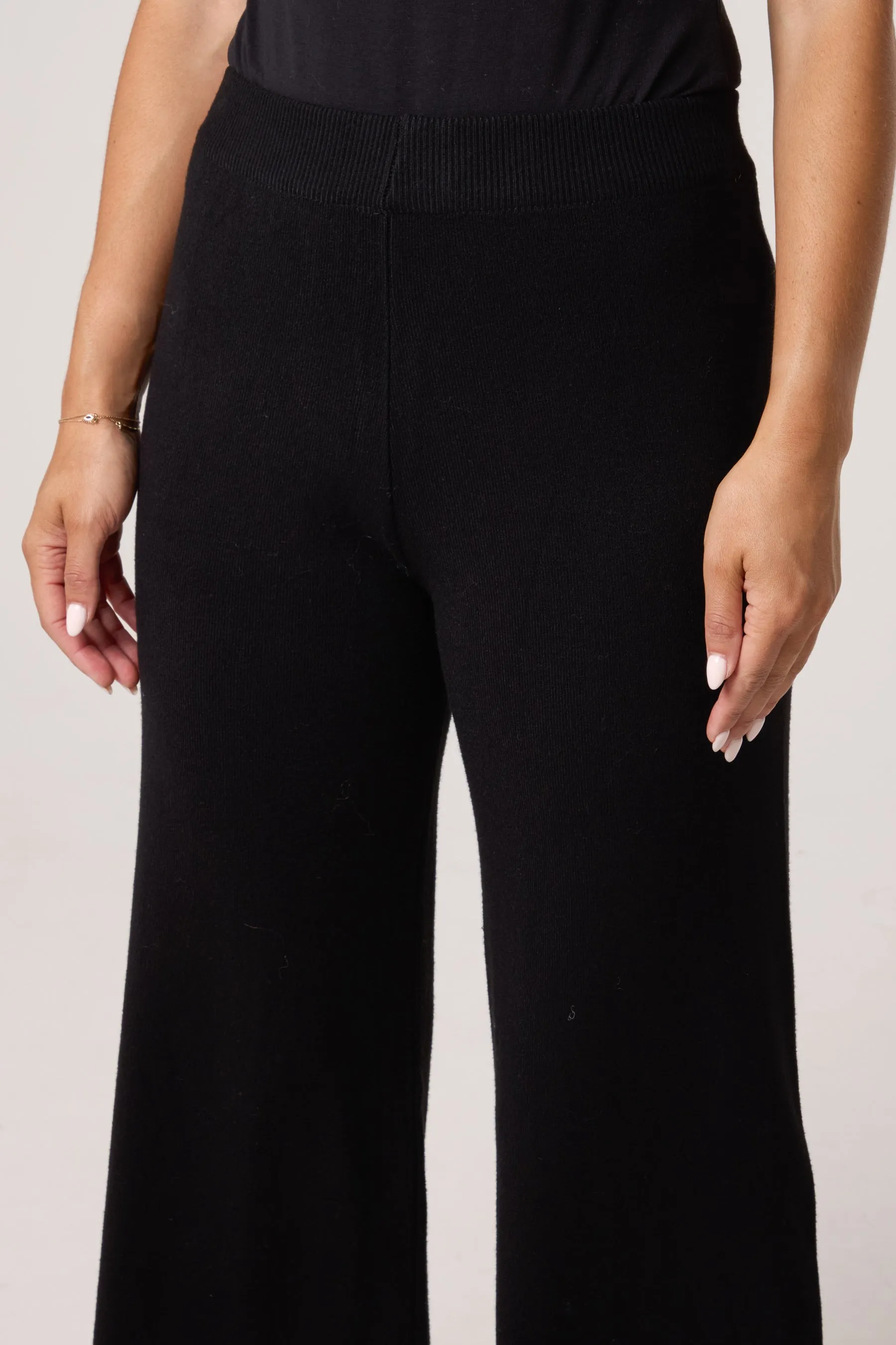Knitted Wide Leg Trousers sold by Blue Vanilla product image thumbnail 4