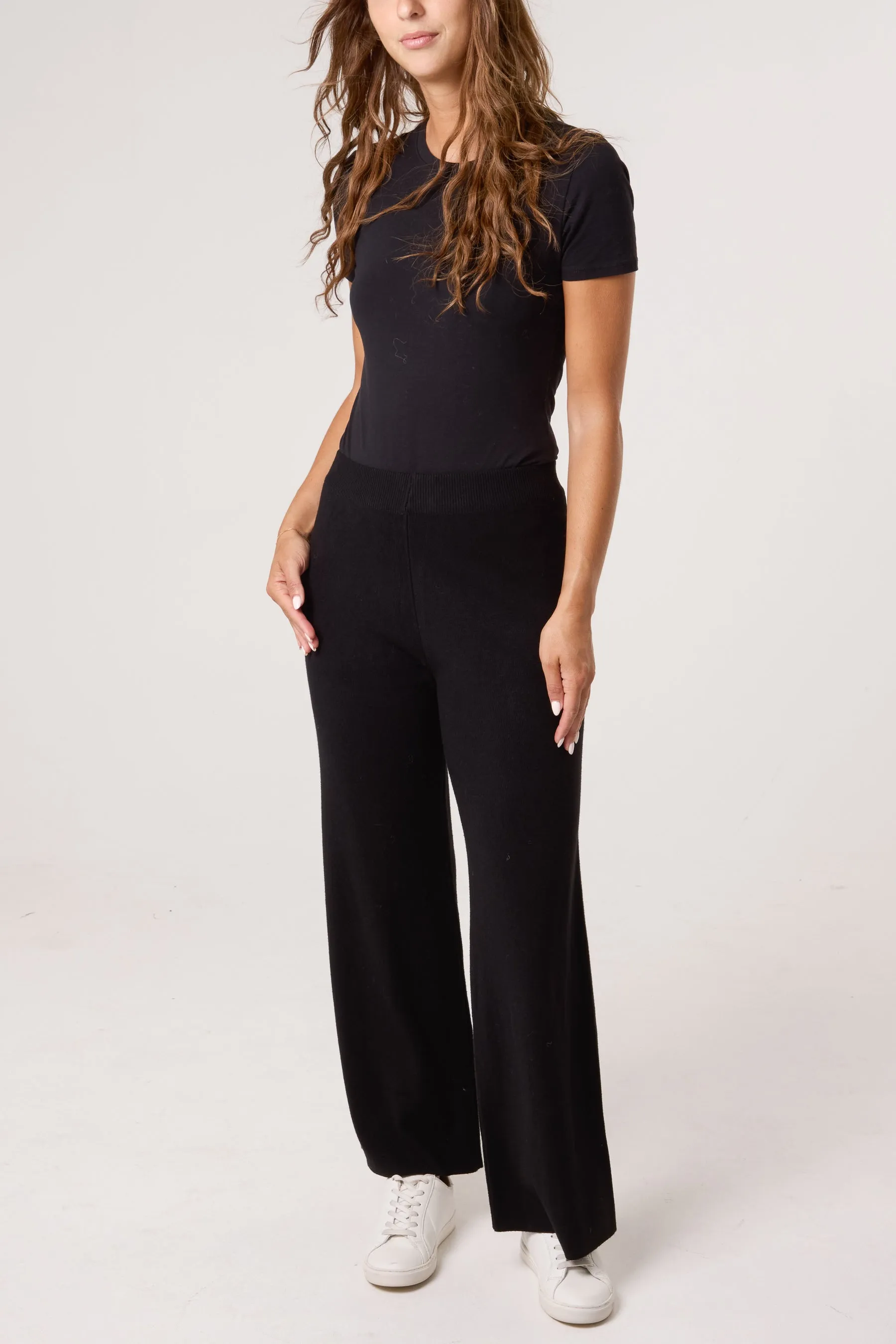 Knitted Wide Leg Trousers sold by Blue Vanilla product image thumbnail 2