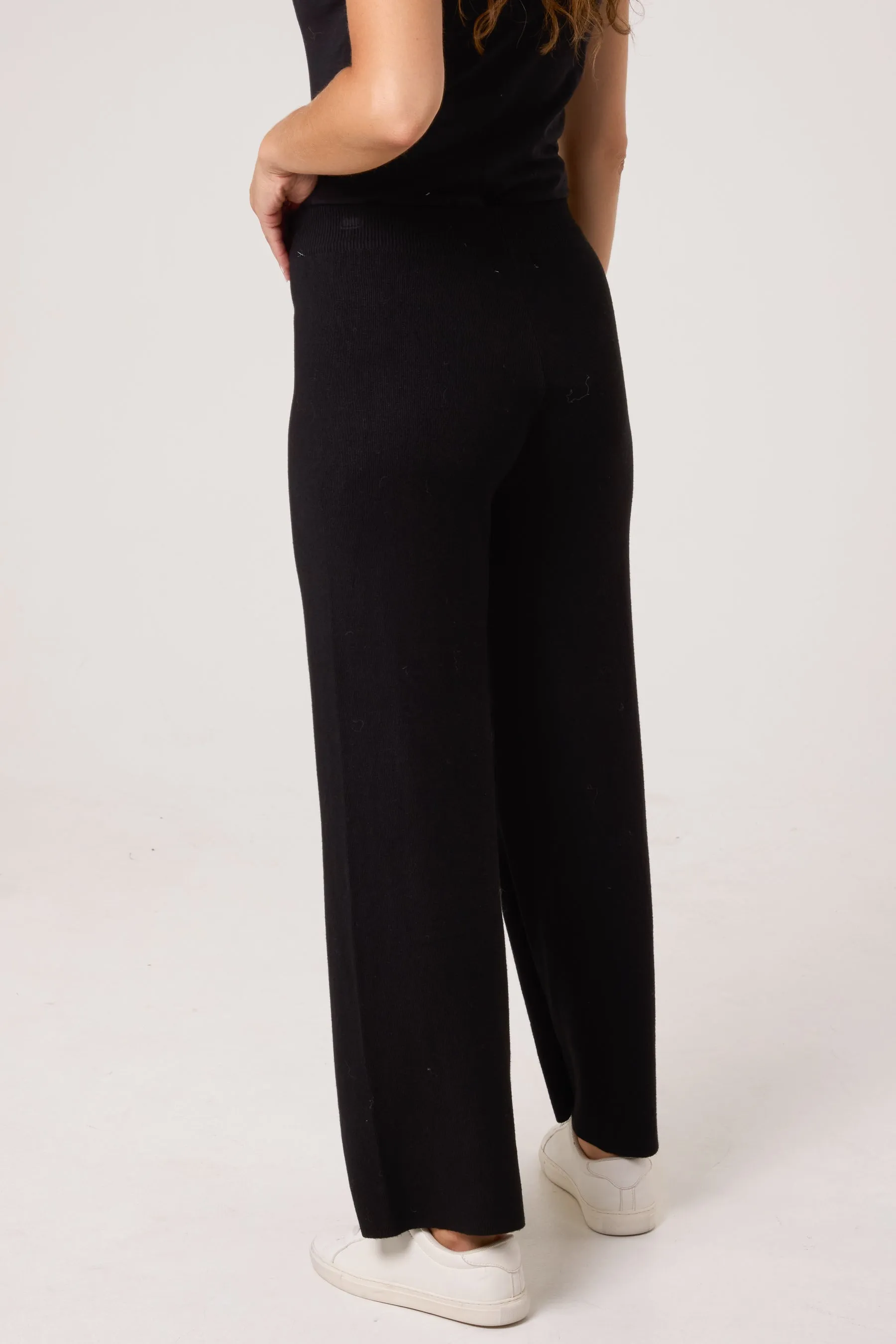 Knitted Wide Leg Trousers sold by Blue Vanilla product image thumbnail 3