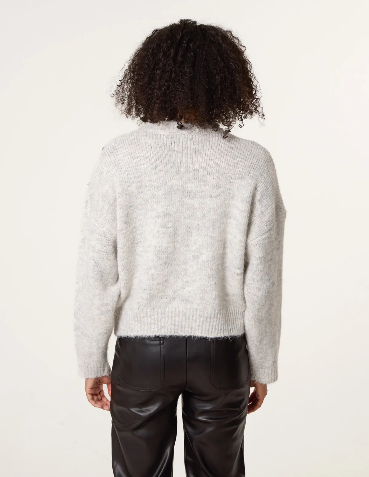Diamante Round Neck Jumper sold by Blue Vanilla product image thumbnail 4