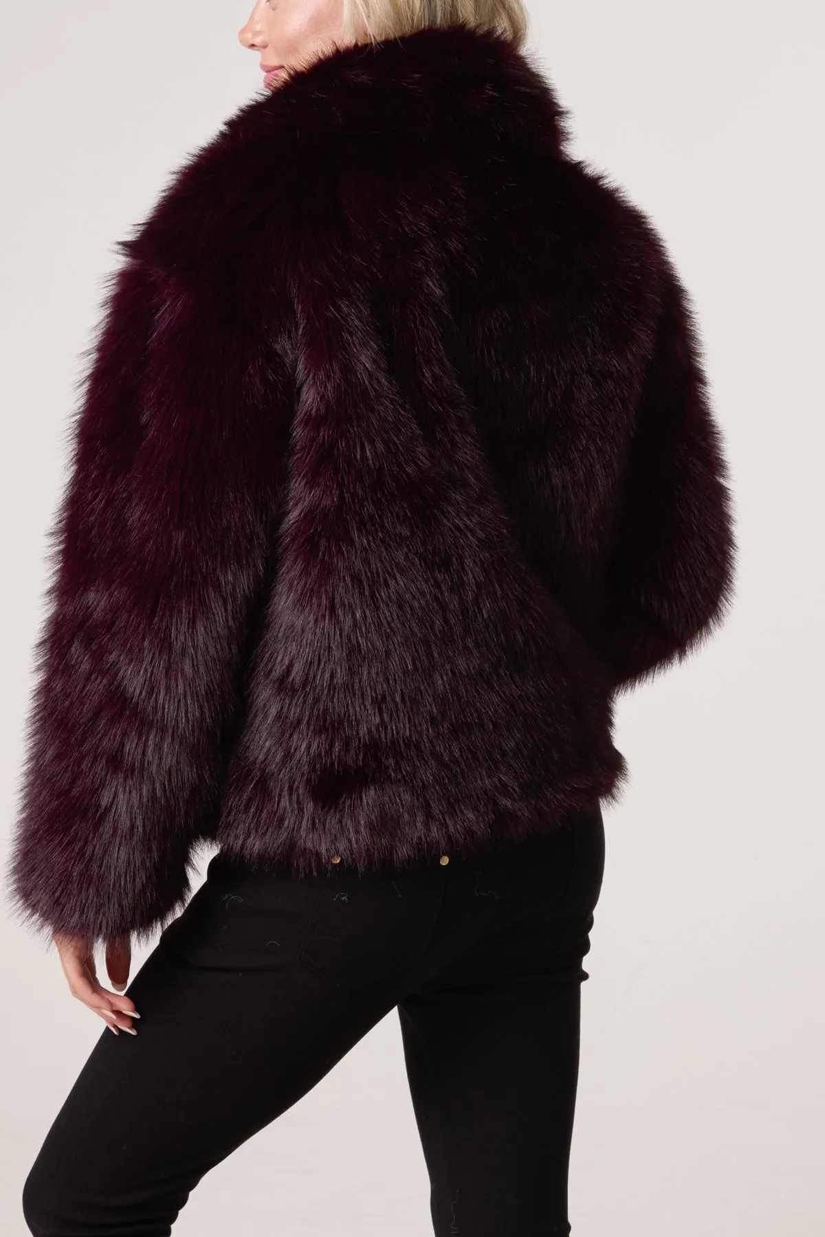 Short Faux Fur Coat sold by Blue Vanilla product image thumbnail 2