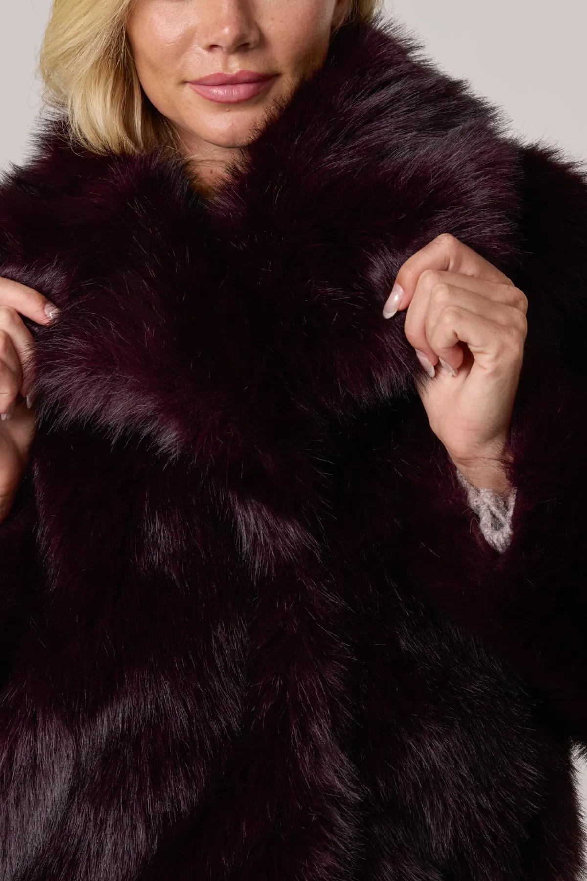 Short Faux Fur Coat sold by Blue Vanilla