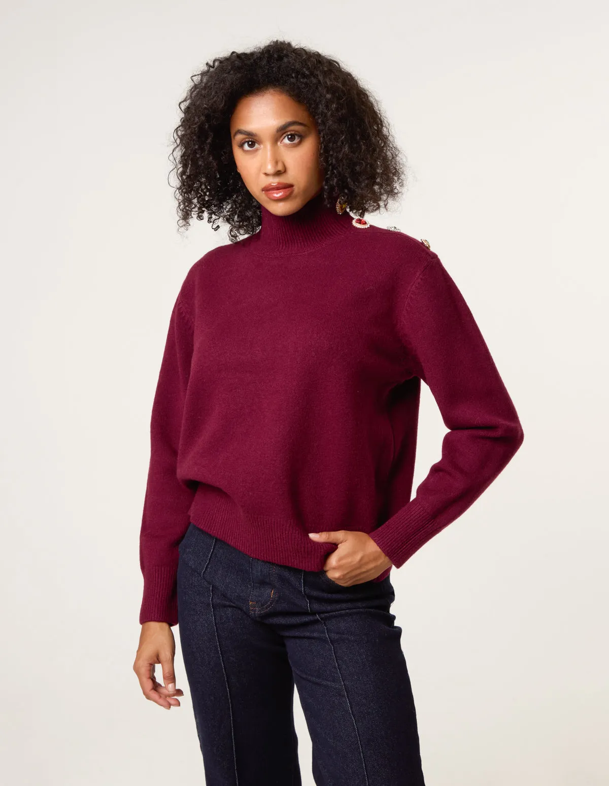 Jewel Button Jumper sold by Blue Vanilla product image thumbnail 2