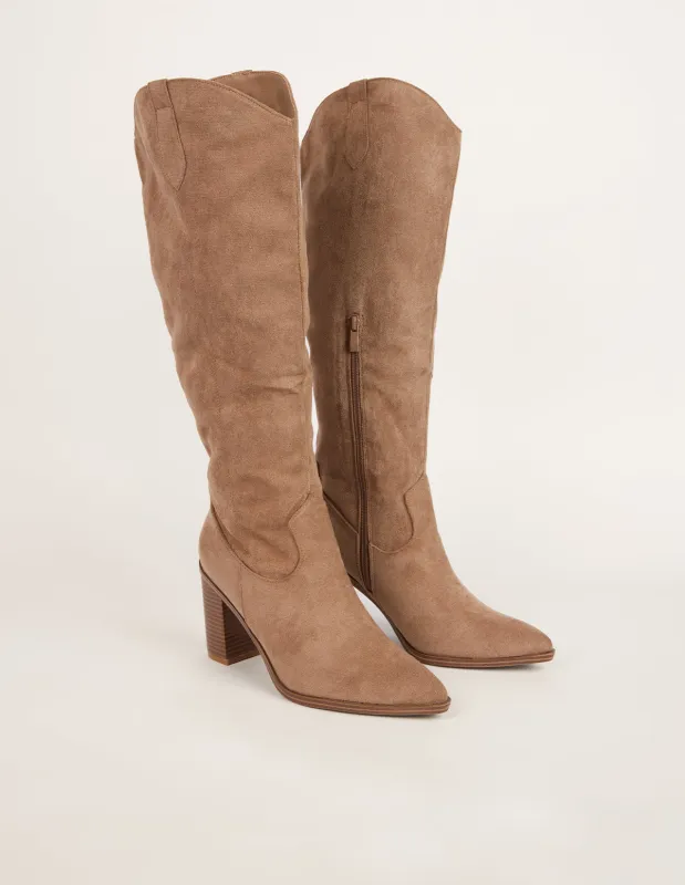 Knee High Suedette Boots sold by Blue Vanilla