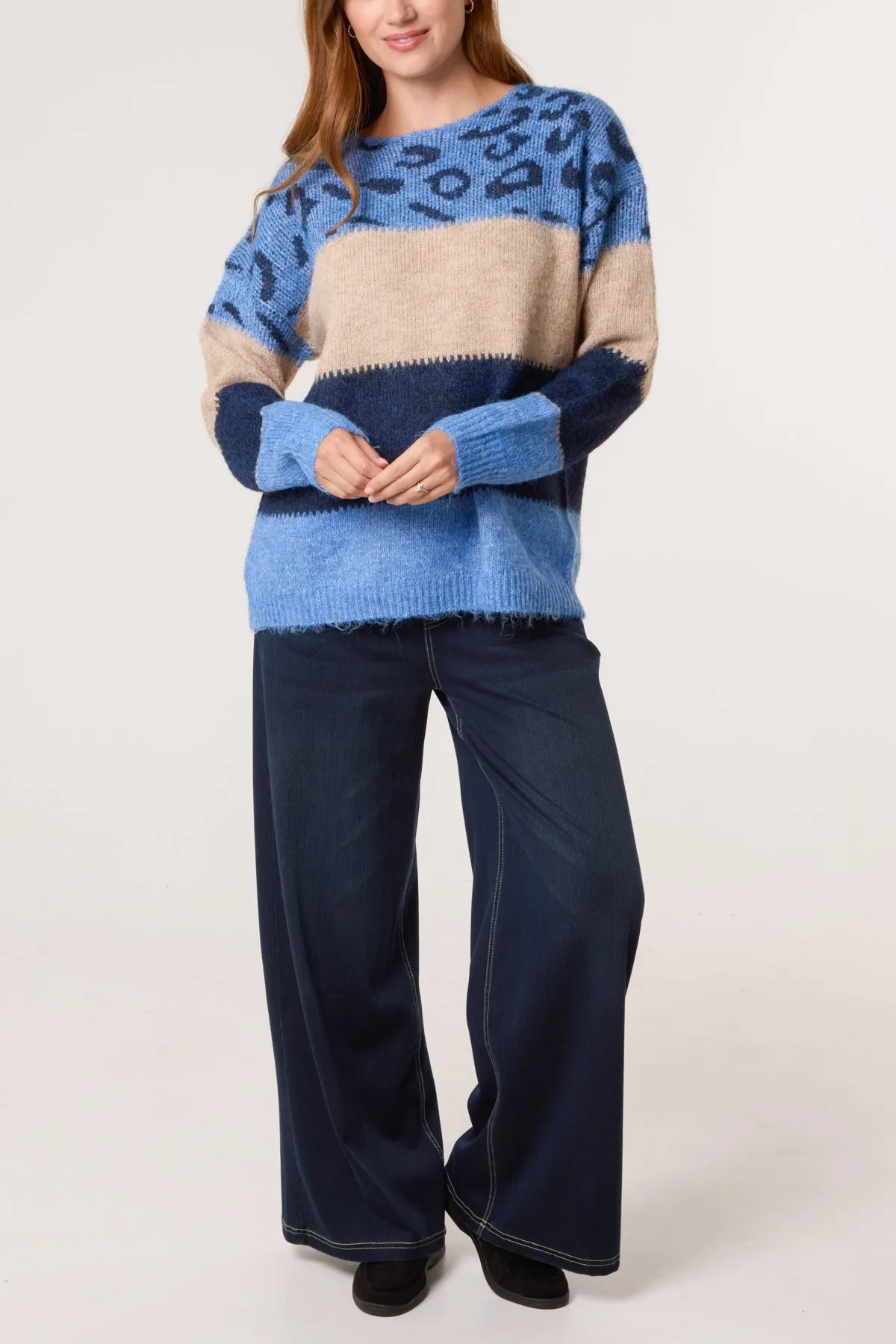 Animal Colour Block Jumper sold by Blue Vanilla product image thumbnail 2