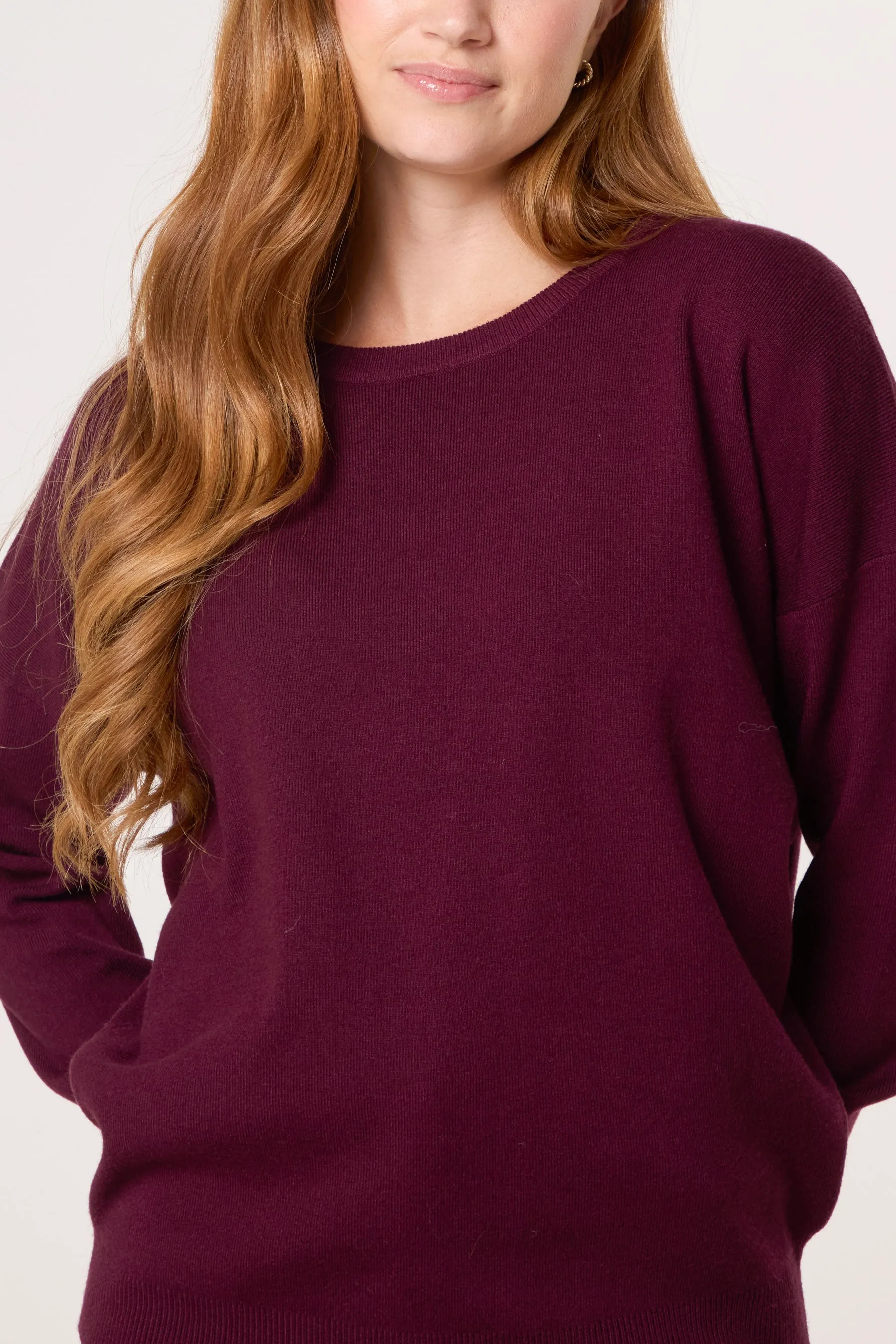 Plain Crew Neck Jumper sold by Blue Vanilla product image thumbnail 3
