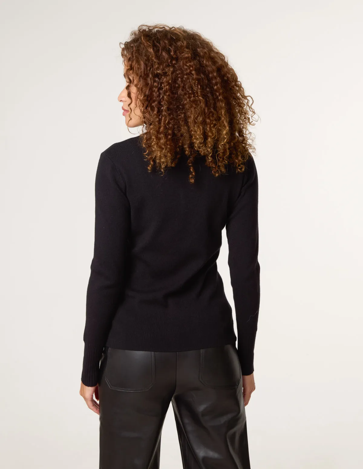 High Neck Diamante Detailed Jumper sold by Blue Vanilla product image thumbnail 4