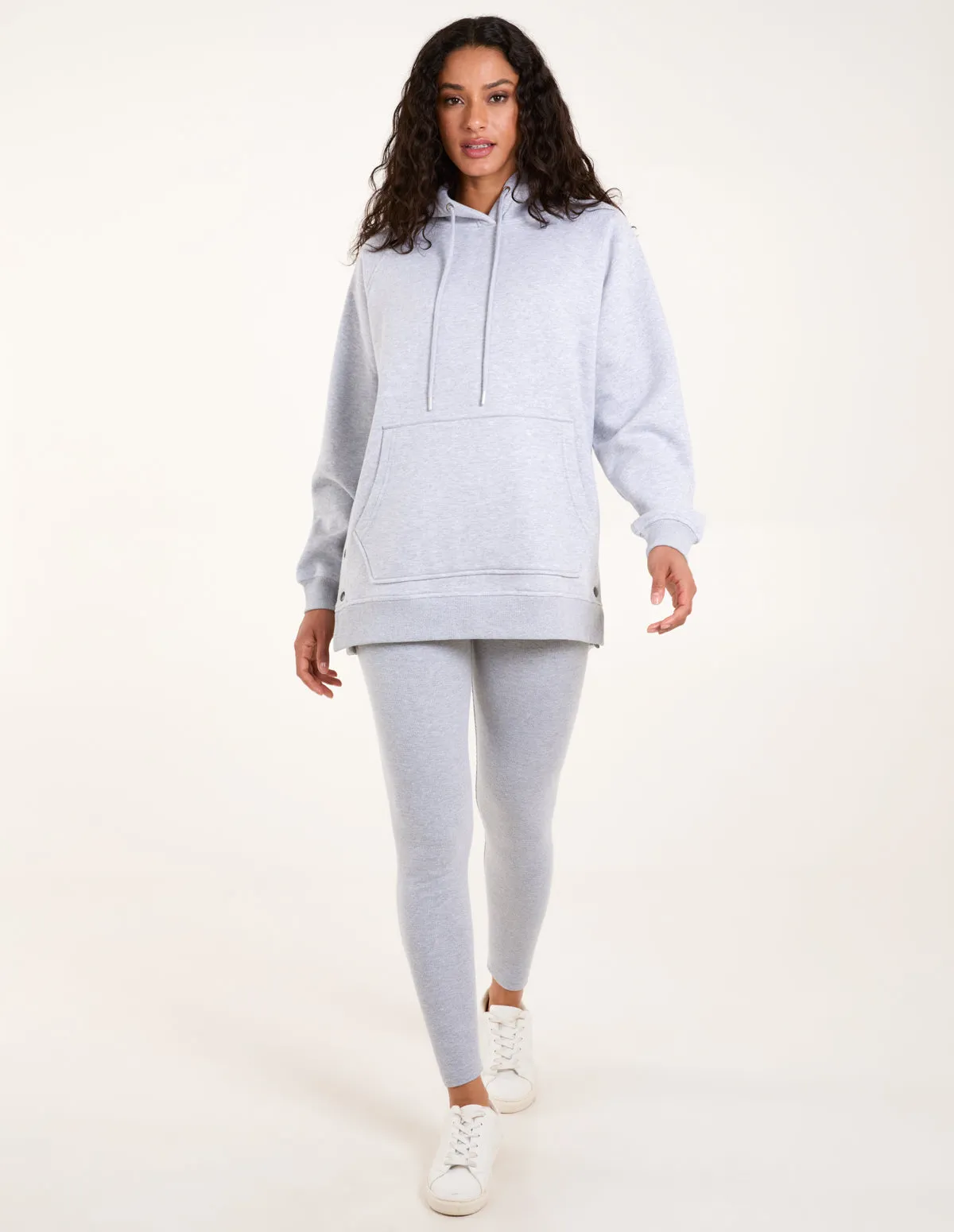 Side Popper Hoodie & Leggings Set sold by Blue Vanilla