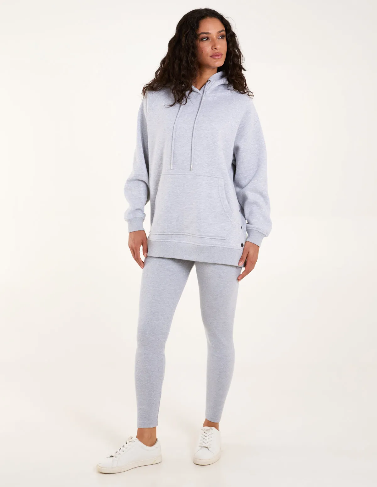 Side Popper Hoodie & Leggings Set sold by Blue Vanilla product image thumbnail 3