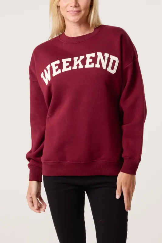 Weekend Sweatshirt sold by Blue Vanilla