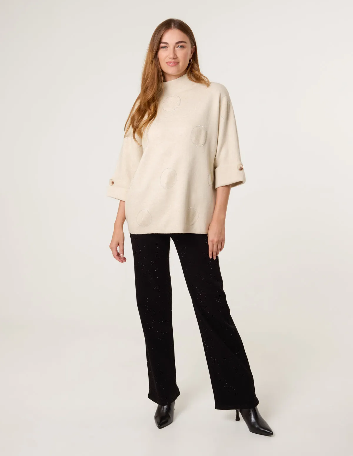 Circle Rhinestone Jumper sold by Blue Vanilla product image thumbnail 2