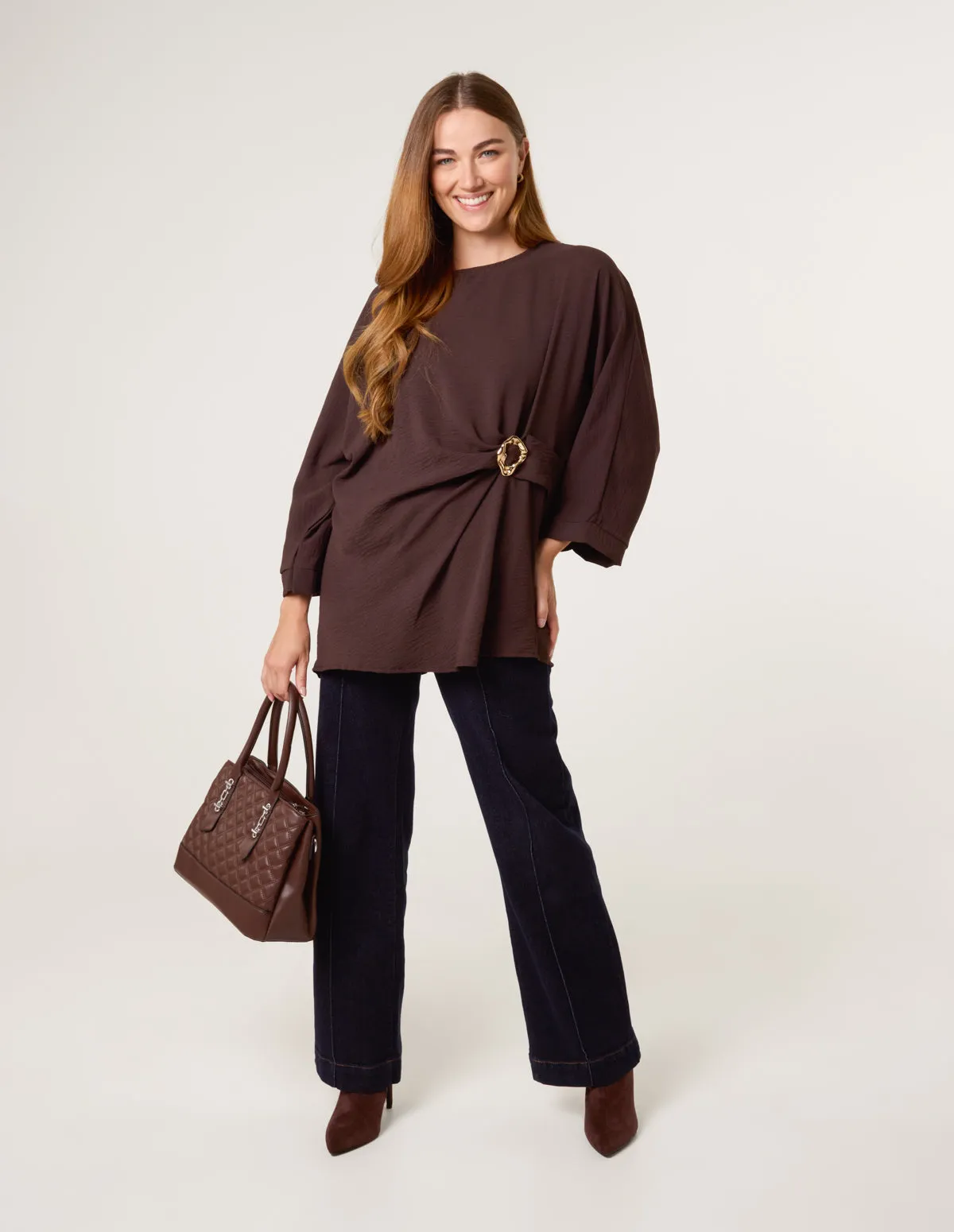 Detail Side Gathered Blouse sold by Blue Vanilla product image thumbnail 2