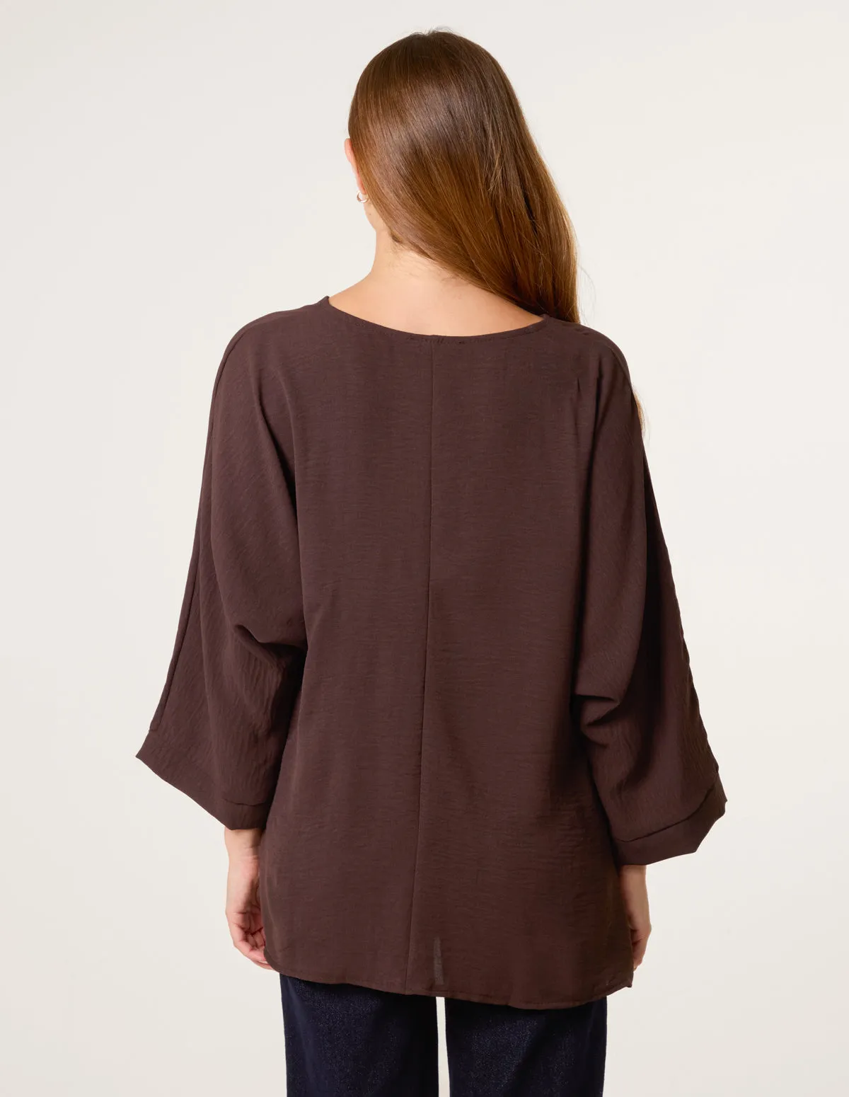 Detail Side Gathered Blouse sold by Blue Vanilla product image thumbnail 4