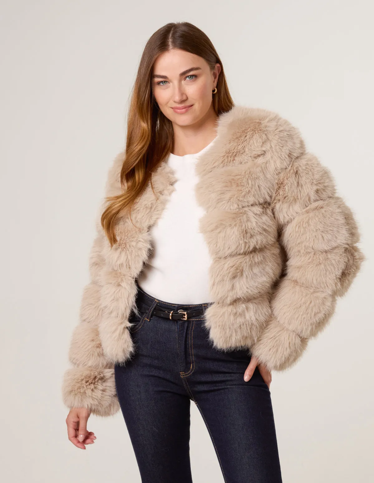 Pelted Fur Jacket sold by Blue Vanilla product image thumbnail 2