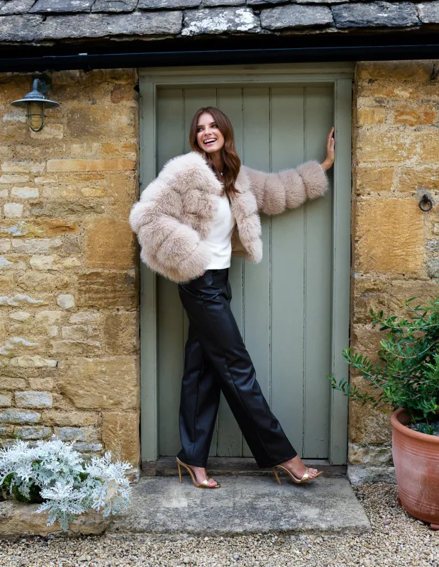 Pelted Fur Jacket sold by Blue Vanilla