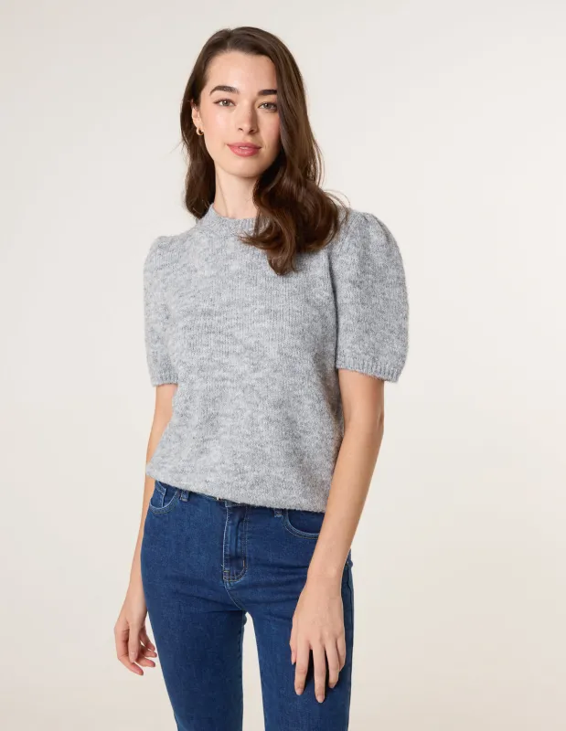 Round Neck Knit Jumper sold by Blue Vanilla