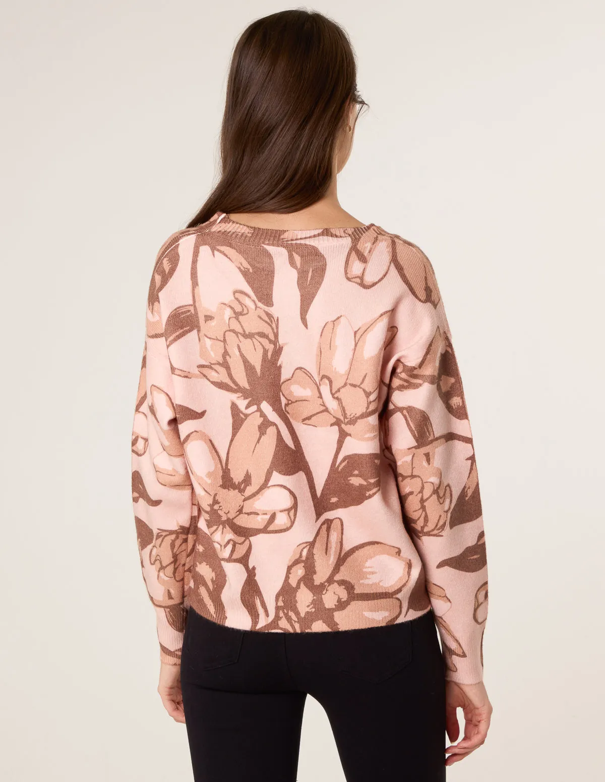 Flower Sequin Detailed Jumper sold by Blue Vanilla product image thumbnail 4