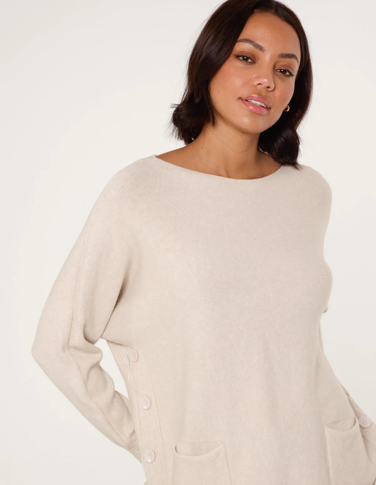 Pocket Slash Scoop Neck Jumper sold by Blue Vanilla product image thumbnail 4