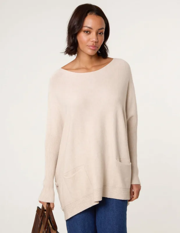 Boxy Jumper With Buttons sold by Blue Vanilla