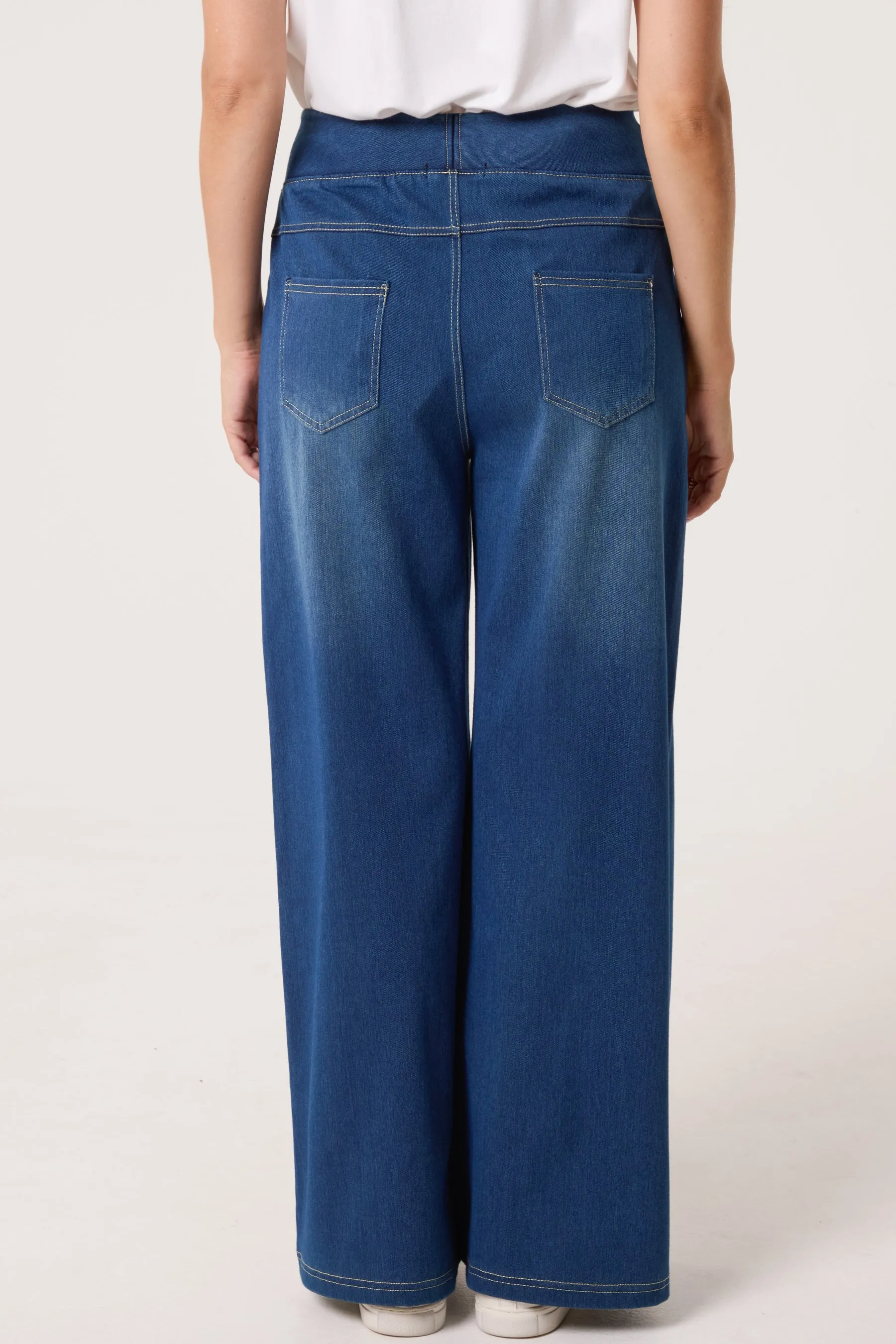 Elasticated Washed Jeans sold by Blue Vanilla product image thumbnail 3