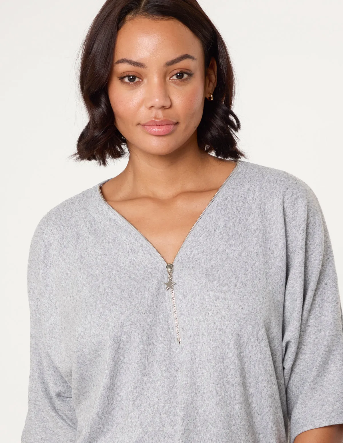 Plain Half Zip Top sold by Blue Vanilla product image thumbnail 3