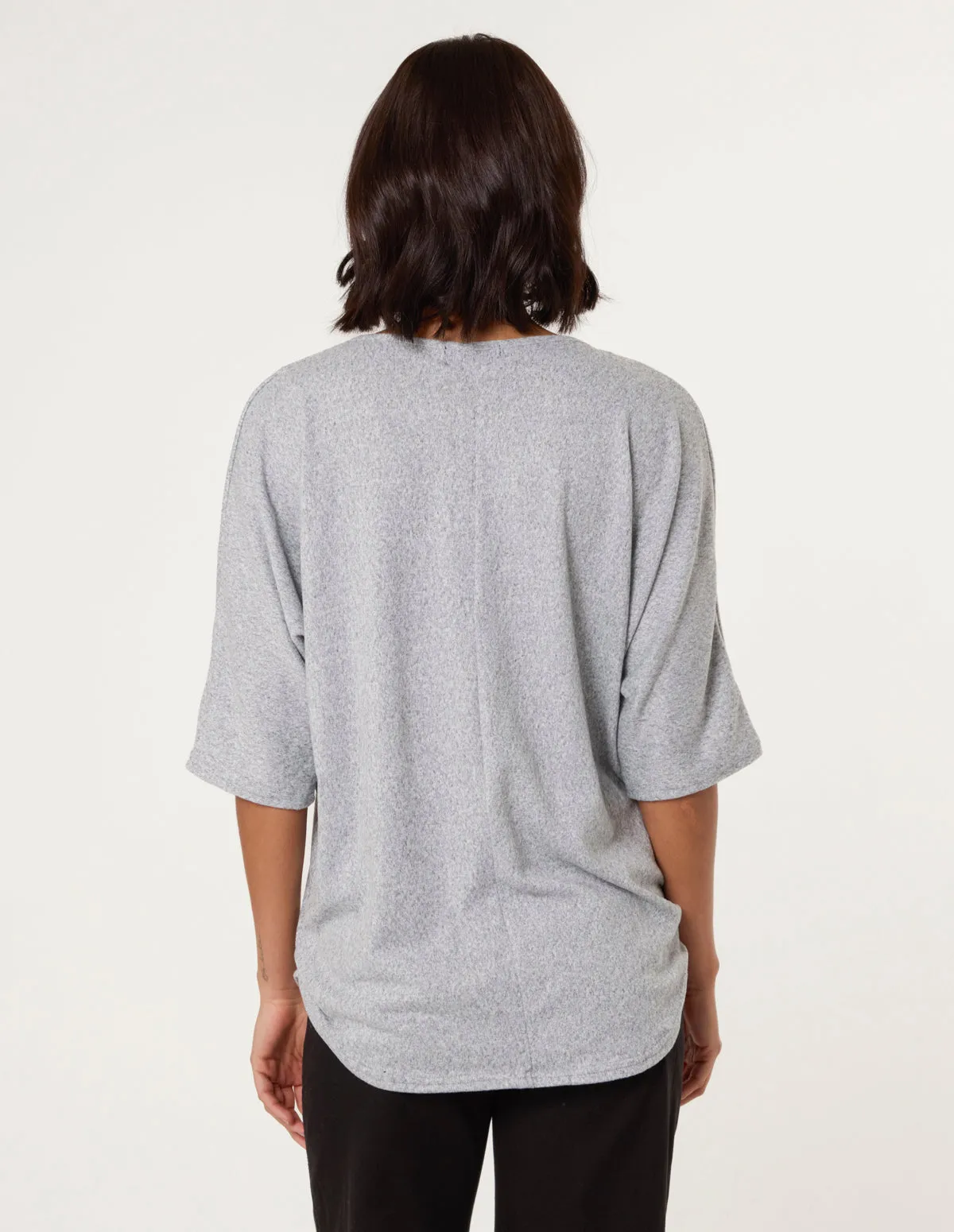 Plain Half Zip Top sold by Blue Vanilla product image thumbnail 4