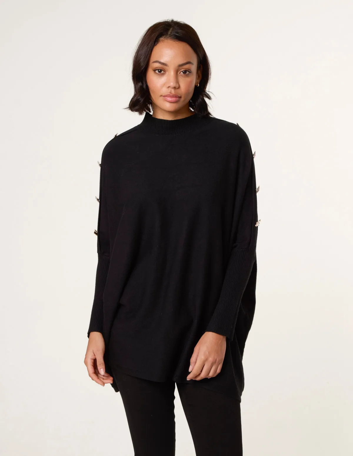 Butterfly Button Detail Jumper sold by Blue Vanilla product image thumbnail 2