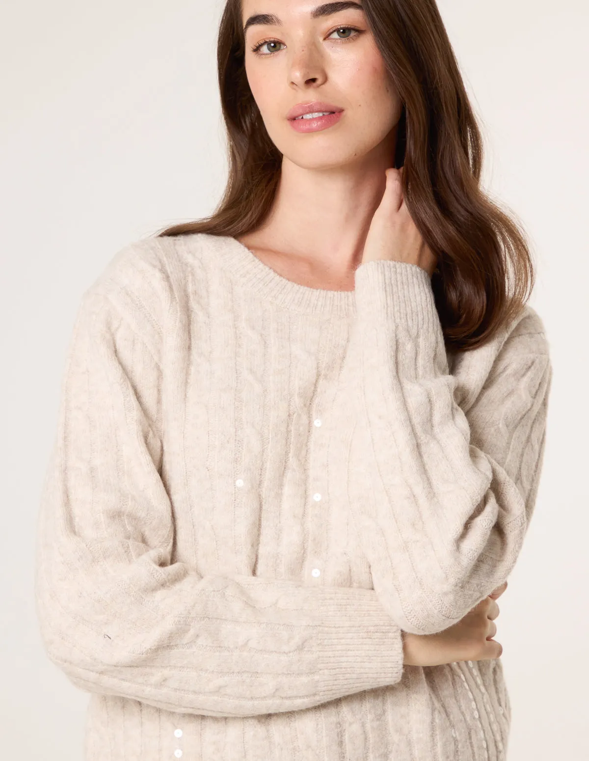 Round Neck Jumper With Sequin sold by Blue Vanilla product image thumbnail 2