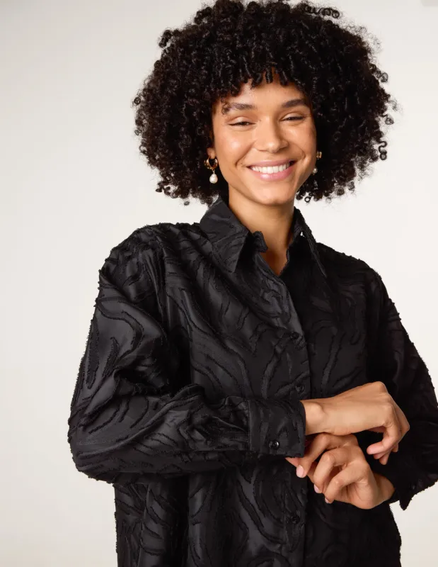 Burnact Oversized Shirt sold by Blue Vanilla