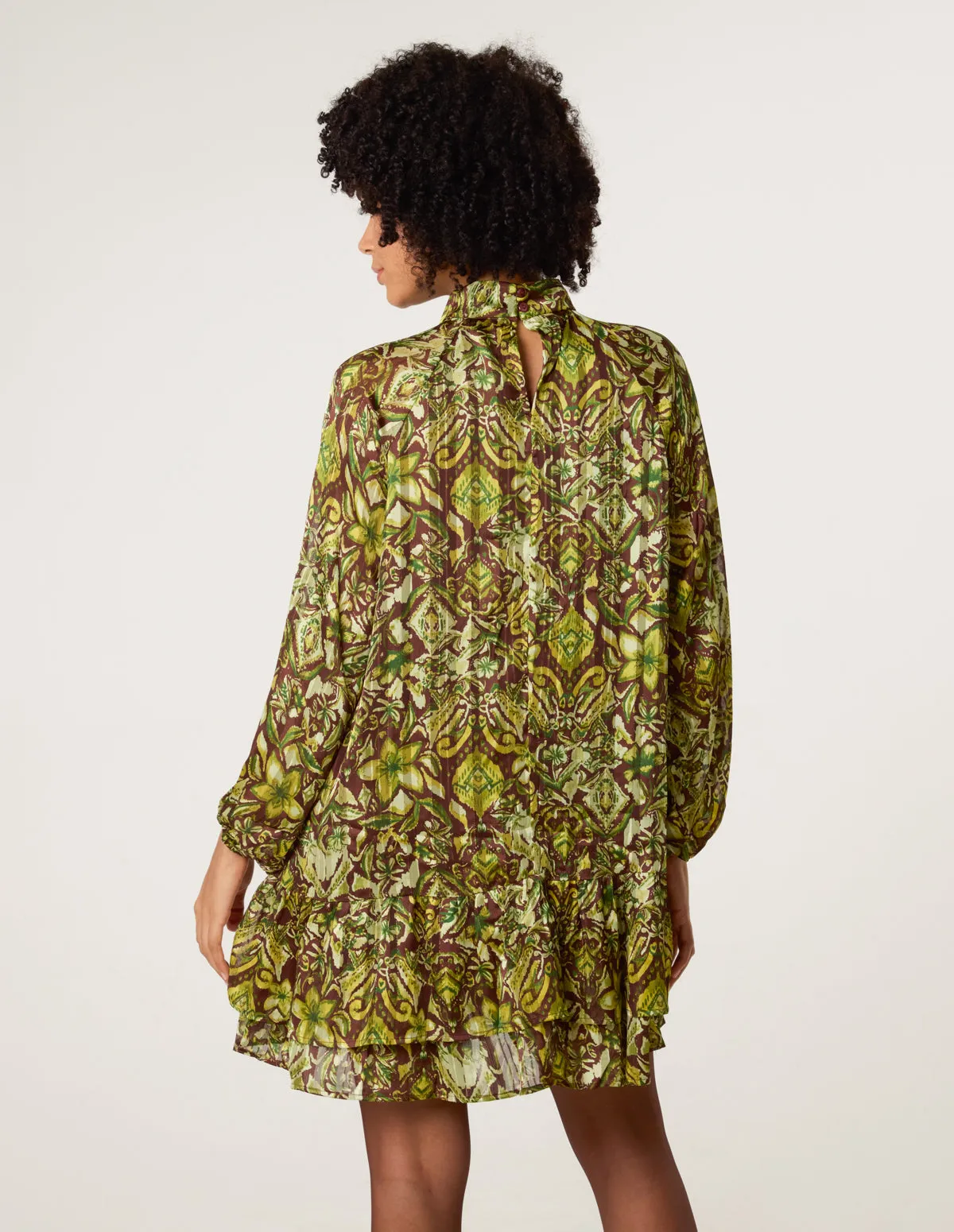 High Neck Frill Hem Dress sold by Blue Vanilla product image thumbnail 4