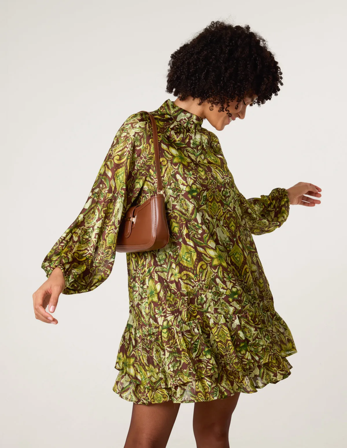 High Neck Frill Hem Dress sold by Blue Vanilla product image thumbnail 2