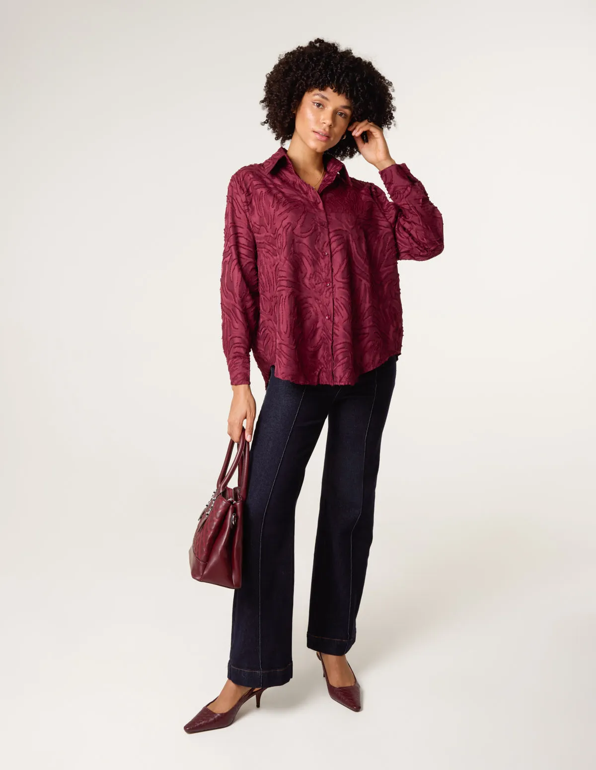 Burnact Oversized Shirt sold by Blue Vanilla product image thumbnail 2