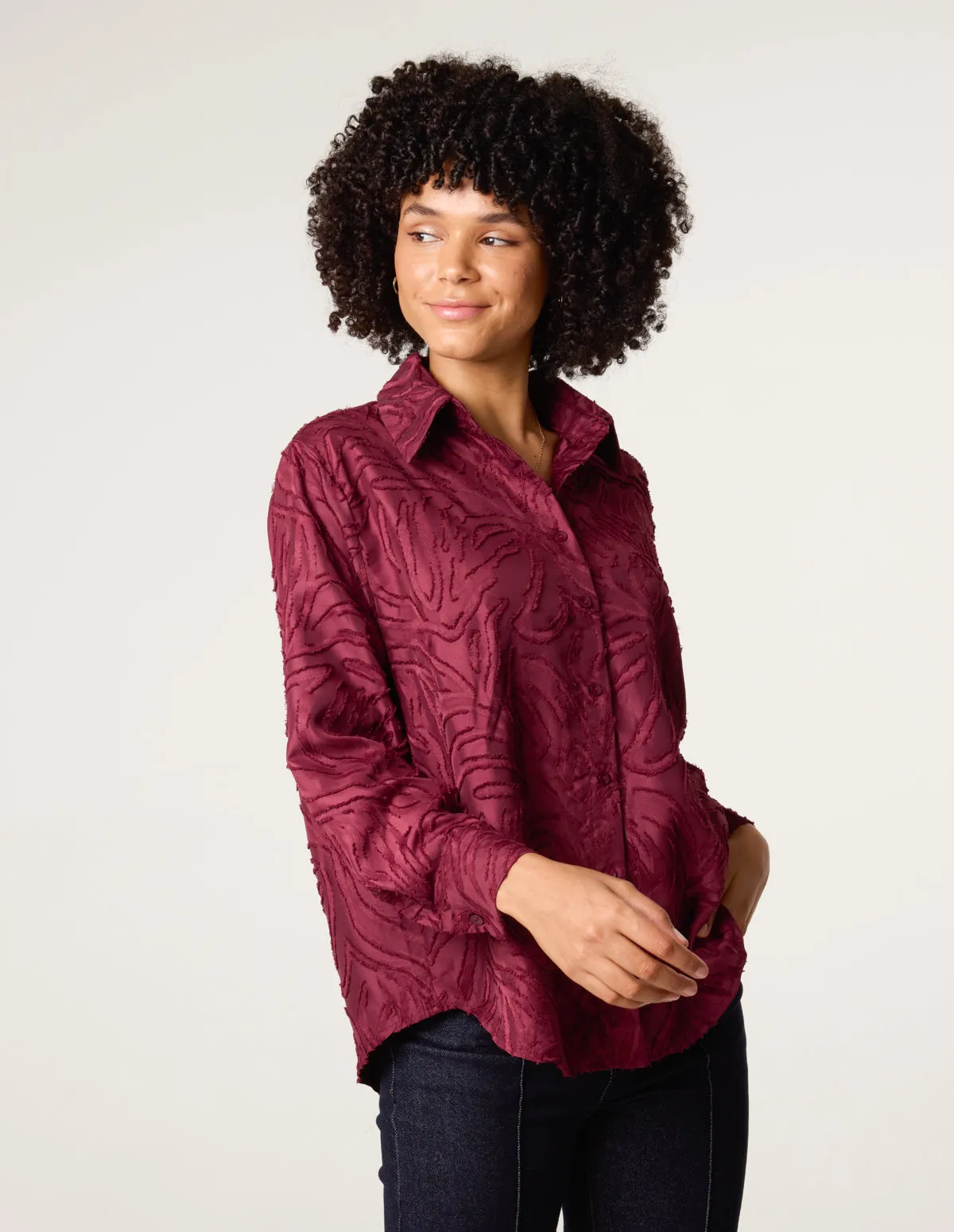 Burnact Oversized Shirt sold by Blue Vanilla product image thumbnail 3