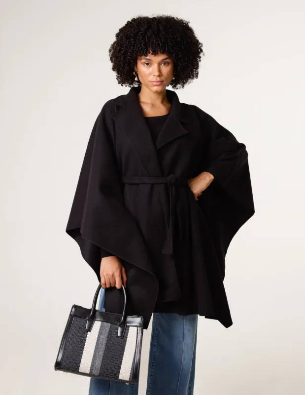 Belted Cape Coat sold by Blue Vanilla