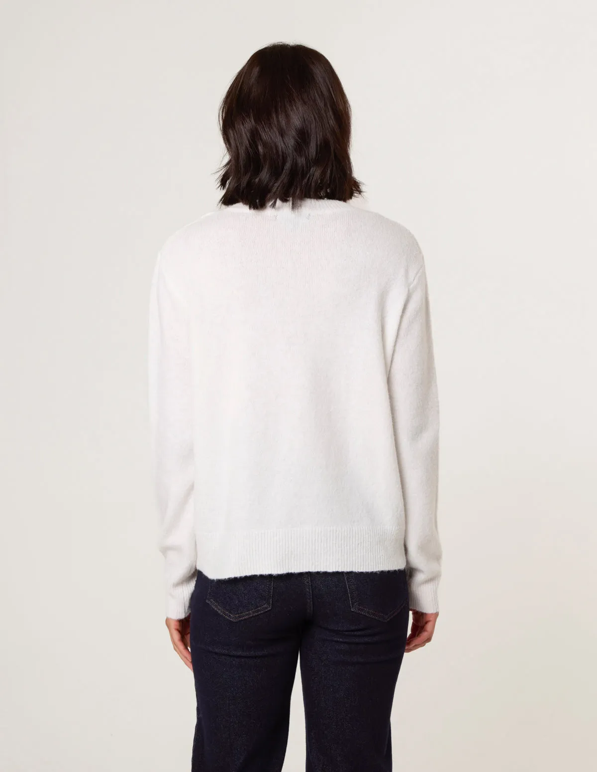 Gold Flower Buttons Cardigan sold by Blue Vanilla product image thumbnail 4