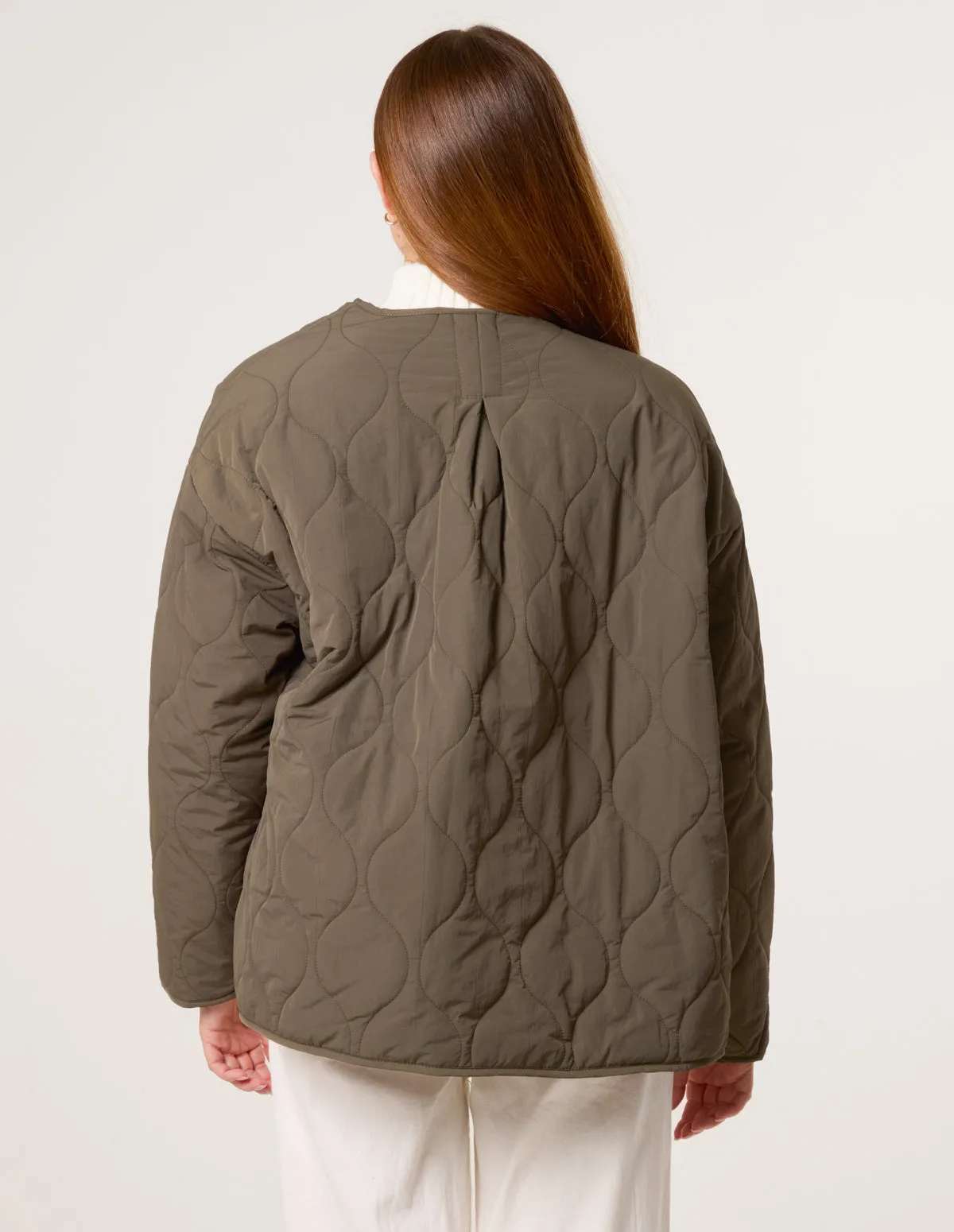 Button Front Quilted Jacket sold by Blue Vanilla product image thumbnail 4