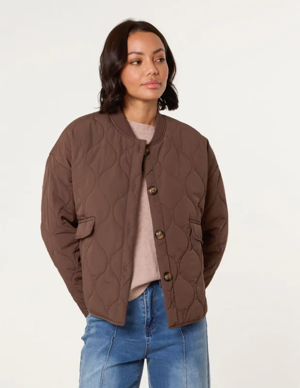 Quilted Jacket sold by Blue Vanilla