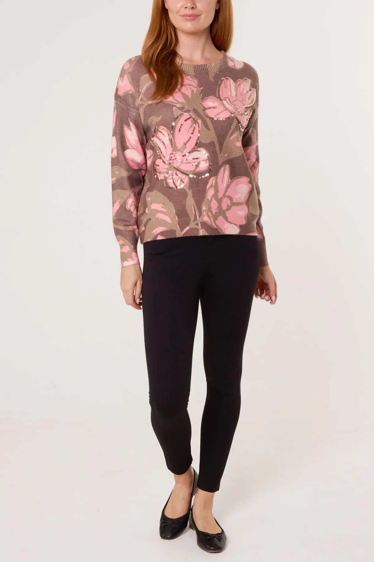 Flower Sequin Detailed Jumper sold by Blue Vanilla product image thumbnail 3