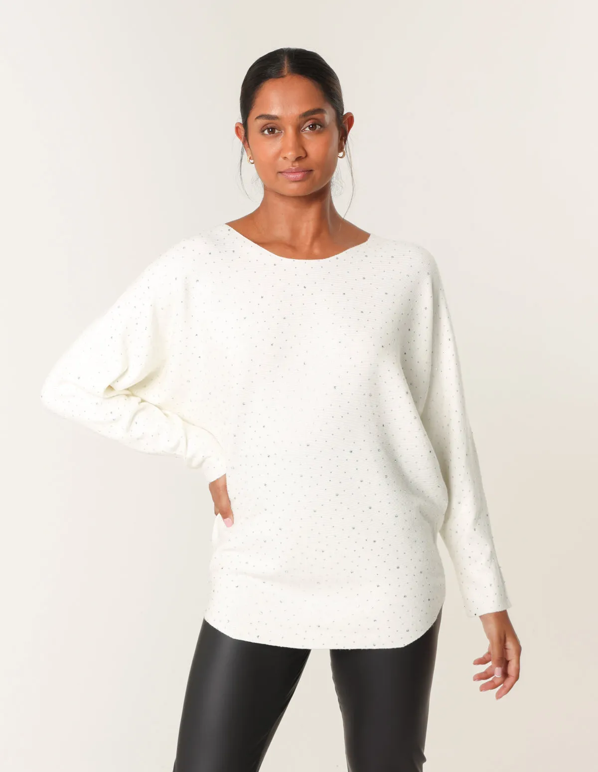 Jumper With Silver Rhinestones sold by Blue Vanilla product image thumbnail 2